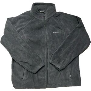 Women’s Columbia Black Fleece Full Zip Jacket Size 2X